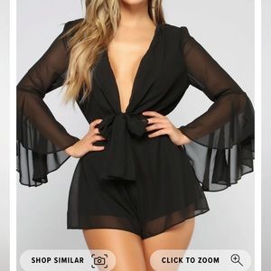 Fashion Nova - SALMA CHIFFON ROMPER